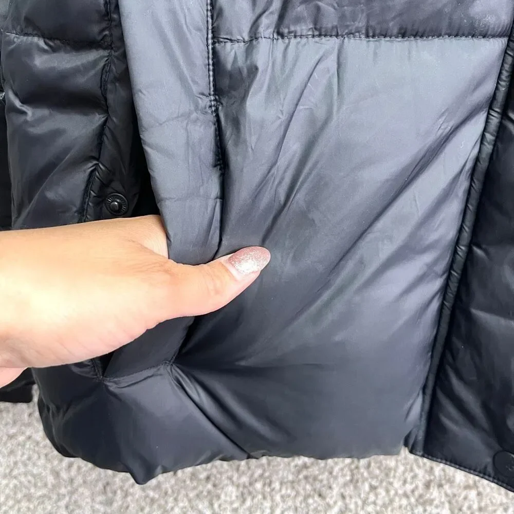 Ugg Vickie Black Zip Up Water Resistant Puffer Jacket‎ Coat in Size Small NWT